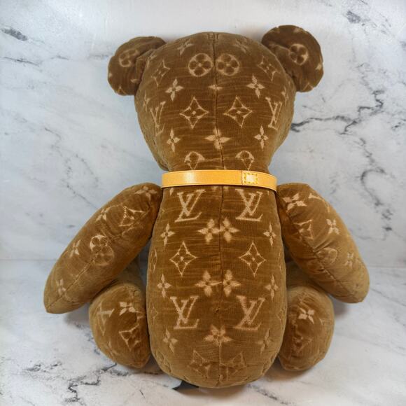 Louis Vuitton Teddy Bear Monogram Doudou Plush Velour 2005 RARE Numbered 012/500 - Picture 6 of 10